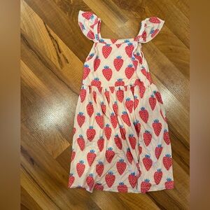 Kiki & Lulu girls bamboo super soft dress‎ strawberry casual everyday size 5/6
